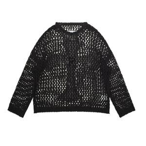 Racer Worldwide Cross Net Sweater Size Medium